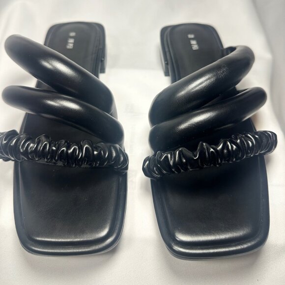 NWOB | JW PEI | Jada Flat Mule | Black | Sz 39 - Picture 7 of 10